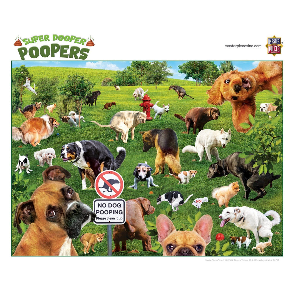 Super Dooper Poopers 1000 Piece Jigsaw Puzzle (ONLINE ORDER ONLY)