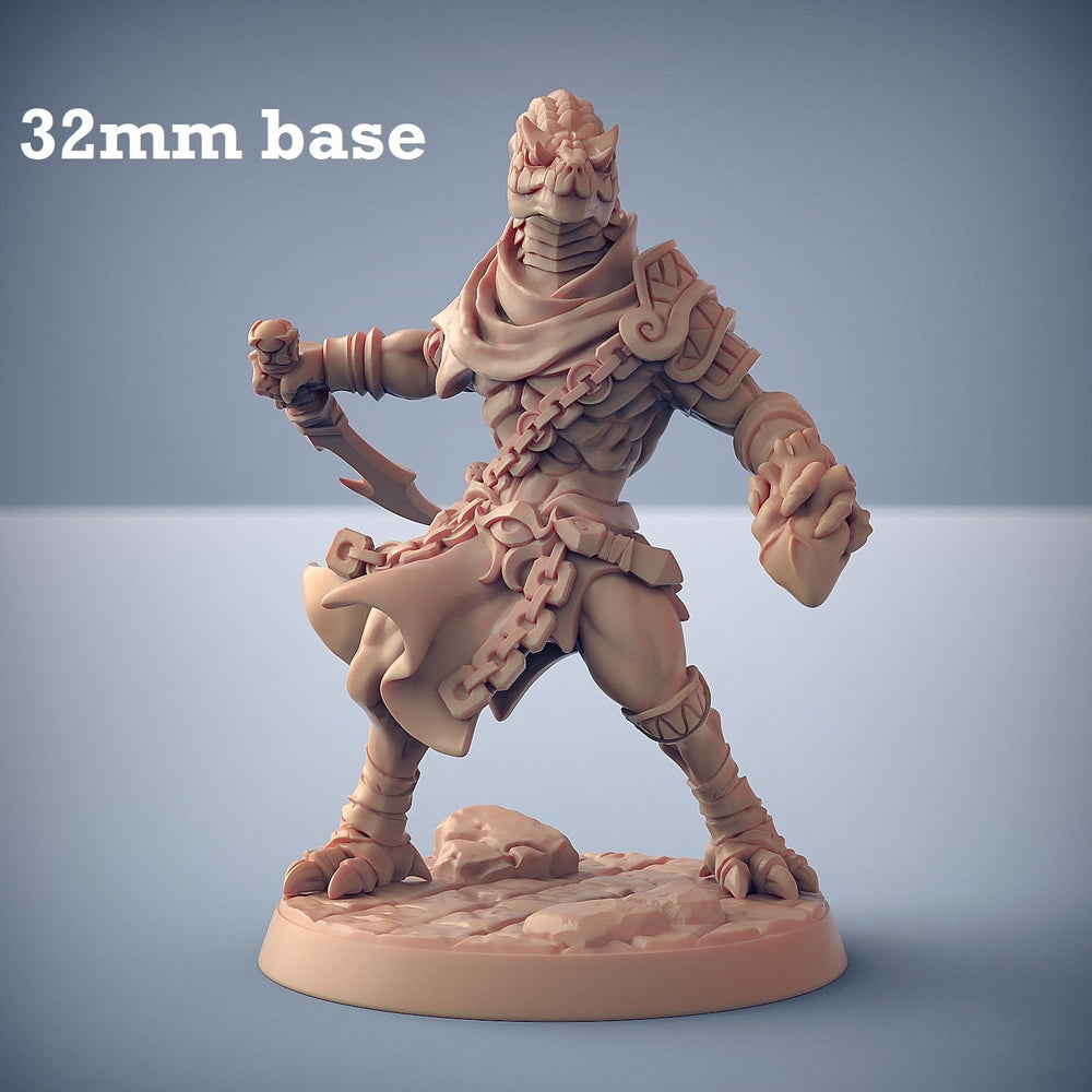 Nagarot Thrall: Sculpt C (Male Yuan-ti Warrior) (Online Order Only)