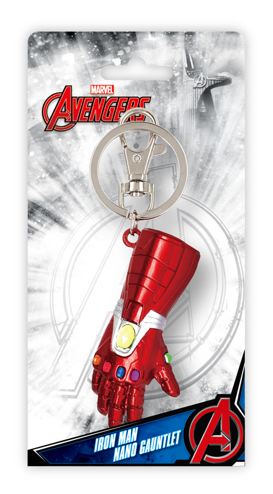 Marvel Infinity Saga Nano Iron Man Gauntlet 3D Pewter Keychain (Online Order Only)