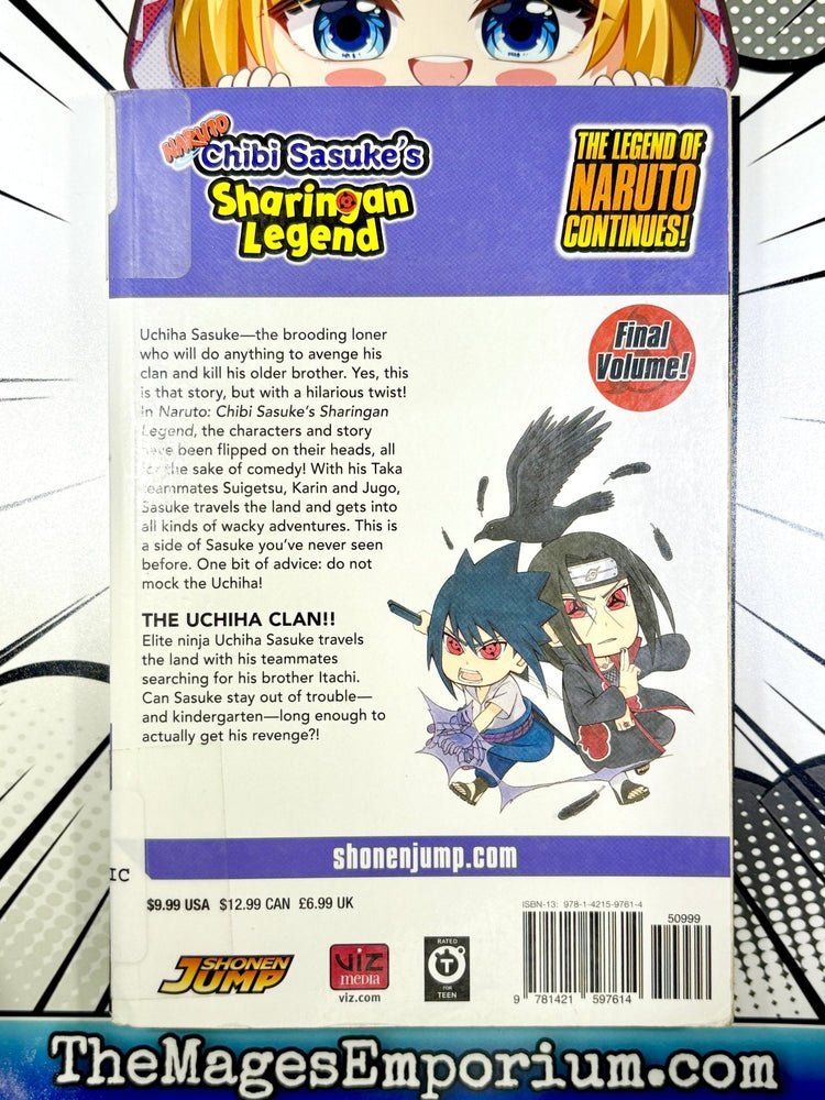 Naruto Chibi Sasuke's Sharingan Legend Vol 3 Ex Library (Online Order Only)
