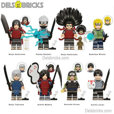 Naruto set of 8 Lego Anime Minifigures Custom Toys S5 (ONLINE ORDER ONLY)