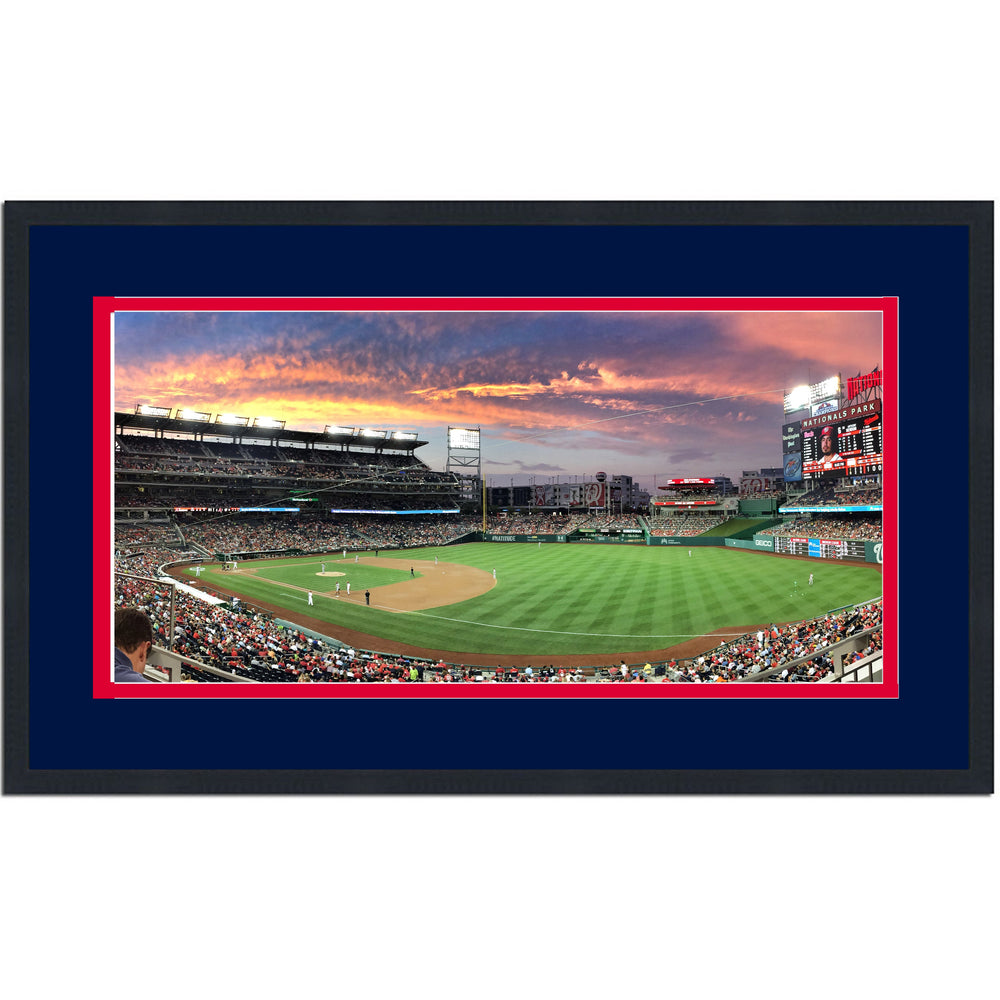 Framed Nationals Park Washington Nationals MLB 16x24 Baseball Photo Professionally Matted (ONLINE ORDER ONLY)