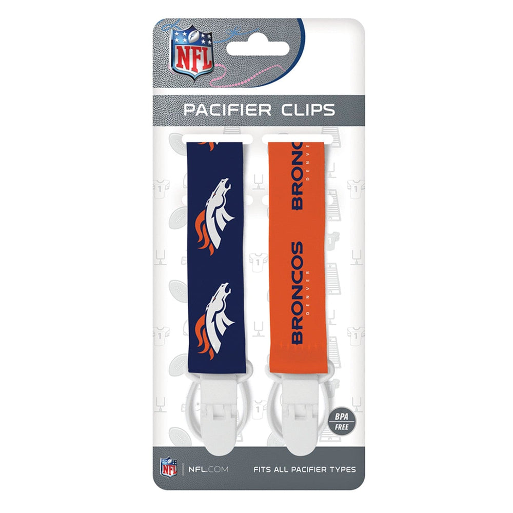 Denver Broncos - Pacifier Clip 2-Pack (ONLINE ORDER ONLY)