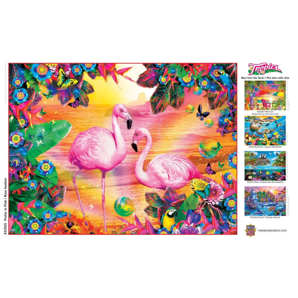 Tropics - Pretty in Pink 300 Piece EZ Grip Jigsaw Puzzle (ONLINE ORDER ONLY)