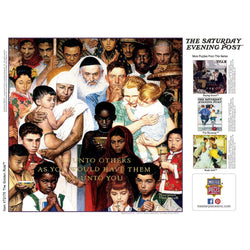 Saturday Evening Post - The Golden Rule 1000 Piece Jigsaw Puzzle (ONLINE ORDER ONLY)