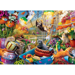 Seek & Find - Greenhouse Gone Wild 1000 Piece Jigsaw Puzzle (ONLINE ORDER ONLY)