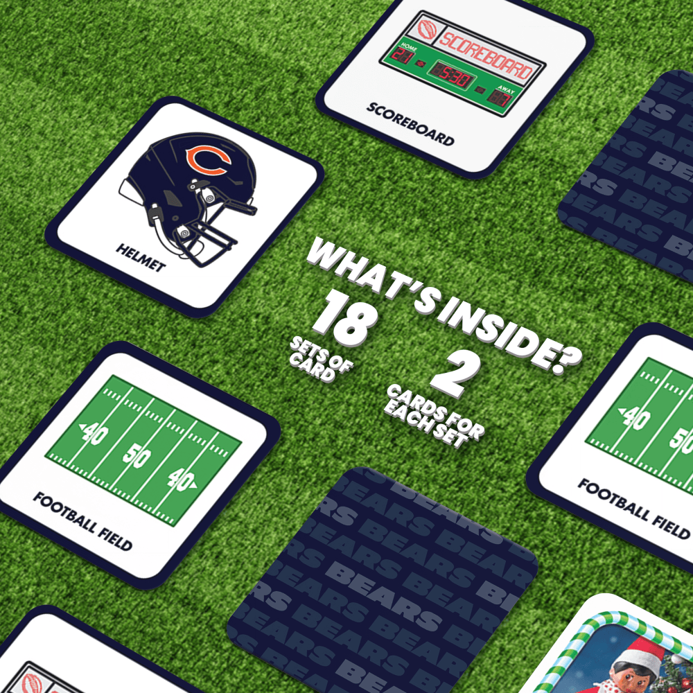 Chicago Bears Matching Game