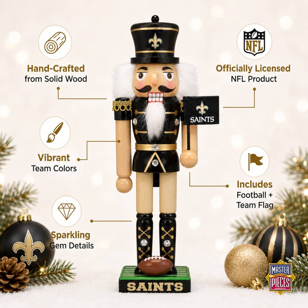 New Orleans Saints - Collectible Nutcracker