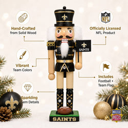 New Orleans Saints - Collectible Nutcracker