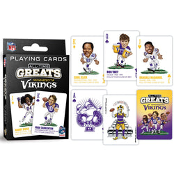 Minnesota Vikings All-Time Greats Playing Cards - 54 Card Deck (ONLINE ORDER ONLY)