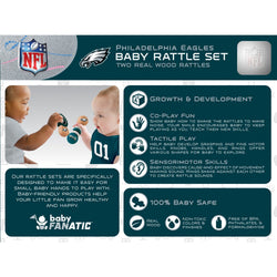 Philadelphia Eagles - Baby Rattles 2-Pack (ONLINE ORDER ONLY)