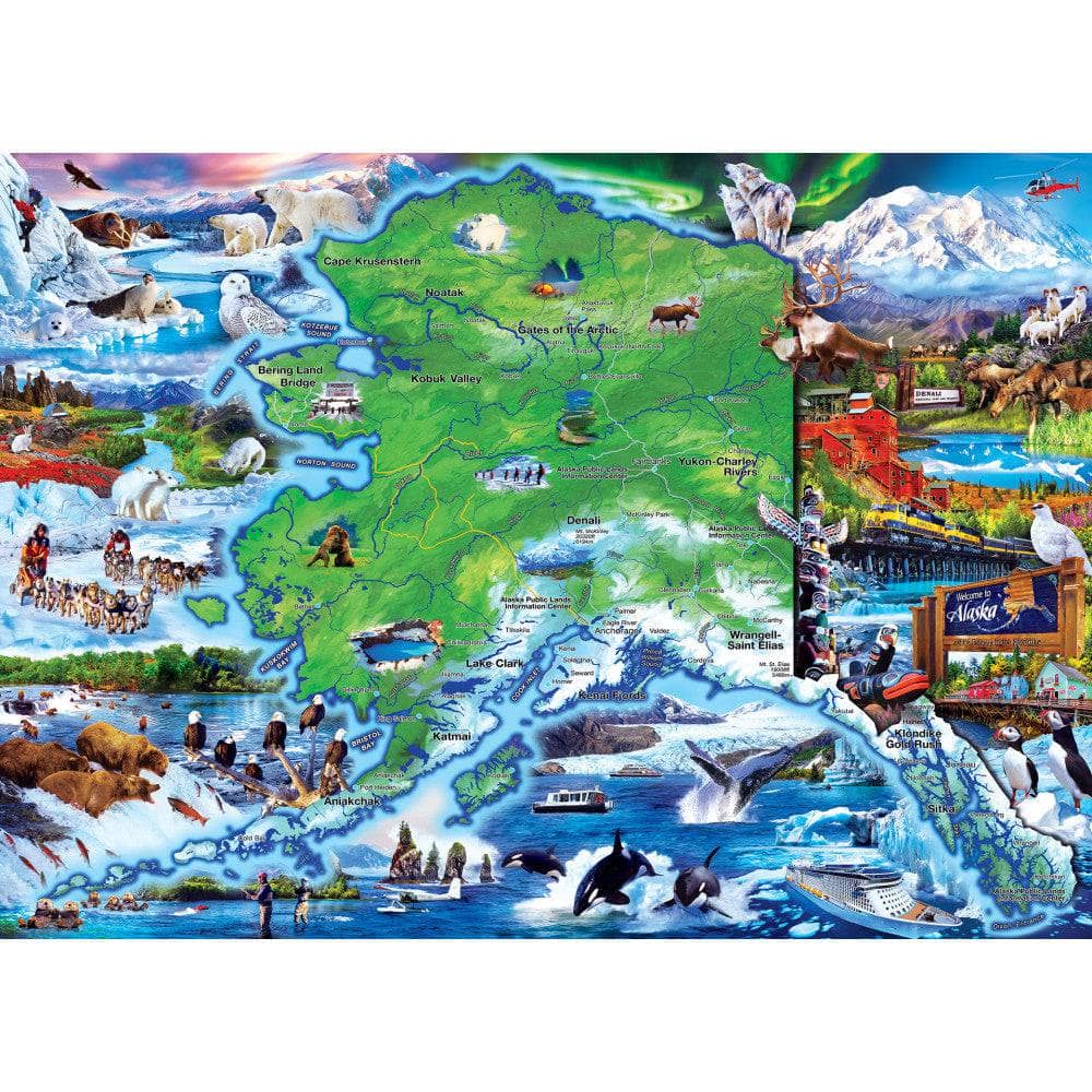 Alaska National Park 1000 Piece Jigsaw Puzzle (ONLINE ORDER ONLY)
