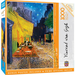 MasterPieces of Art - Cafe Terrace at Night 1000 Piece Jigsaw Puzzle (ONLINE ORDER ONLY)
