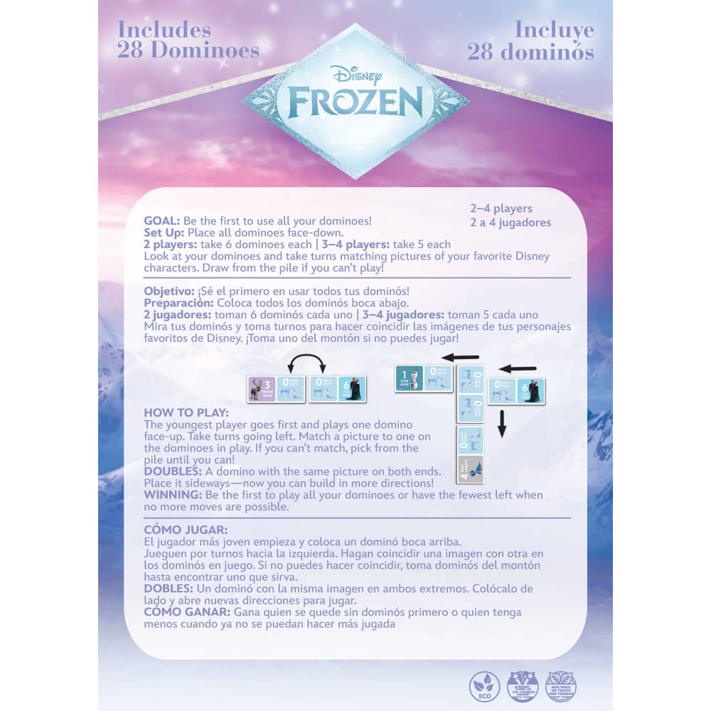 Disney - Frozen Wood Dominoes (ONLINE ORDER ONLY)