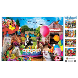 Wild & Whimsical - Birthday Party 1000 Piece Jigsaw Puzzle (ONLINE ORDER ONLY)