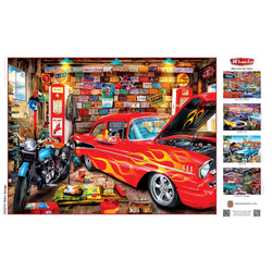 Wheels - Retro Garage 750 Piece Jigsaw Puzzle