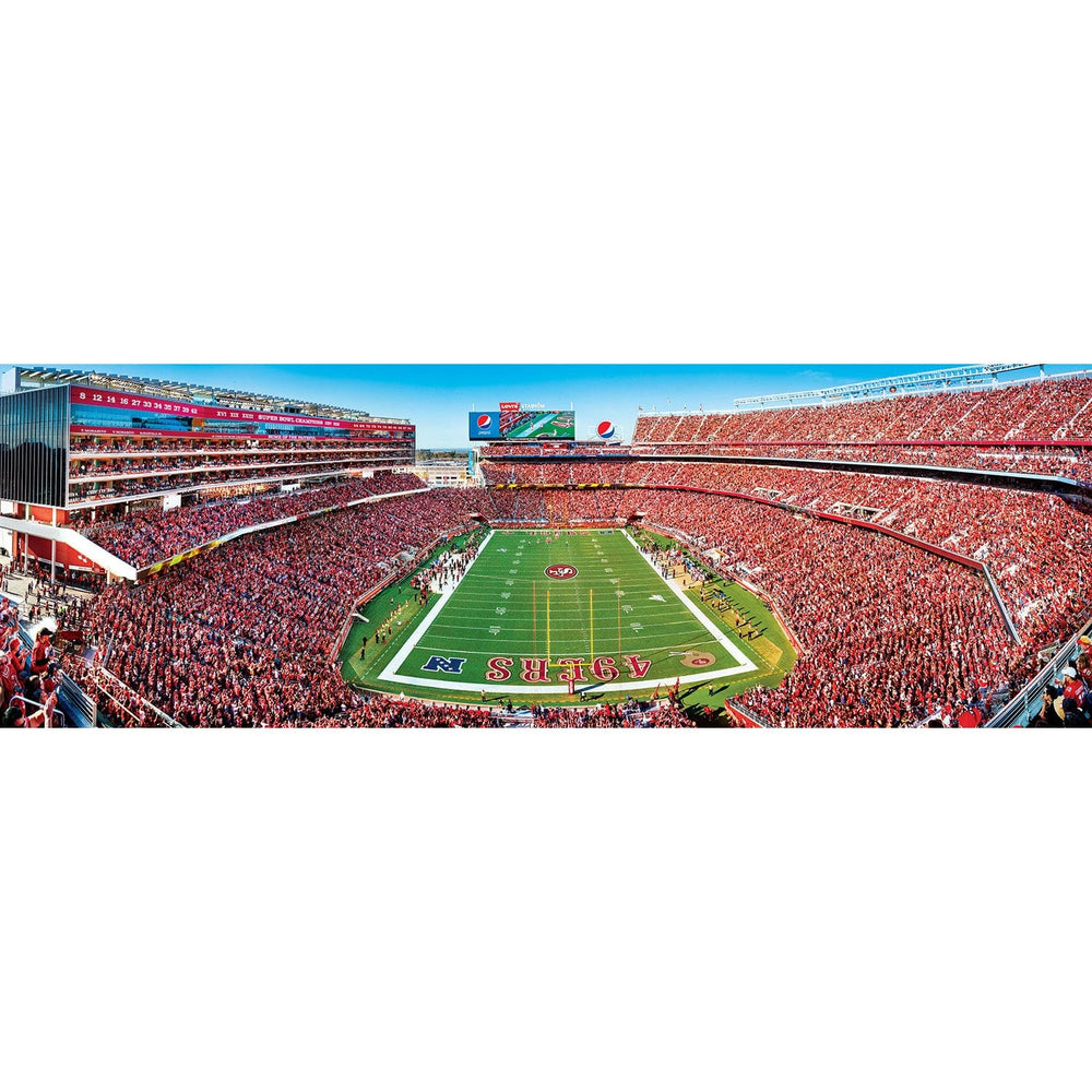 San Francisco 49ers - 1000 Piece Panoramic Jigsaw Puzzle - End View (ONLINE ORDER ONLY)