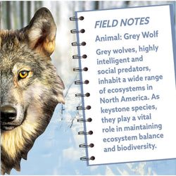 Wolf 100 Piece Shaped Jigsaw Puzzle (ONLINE ORDER ONLY)