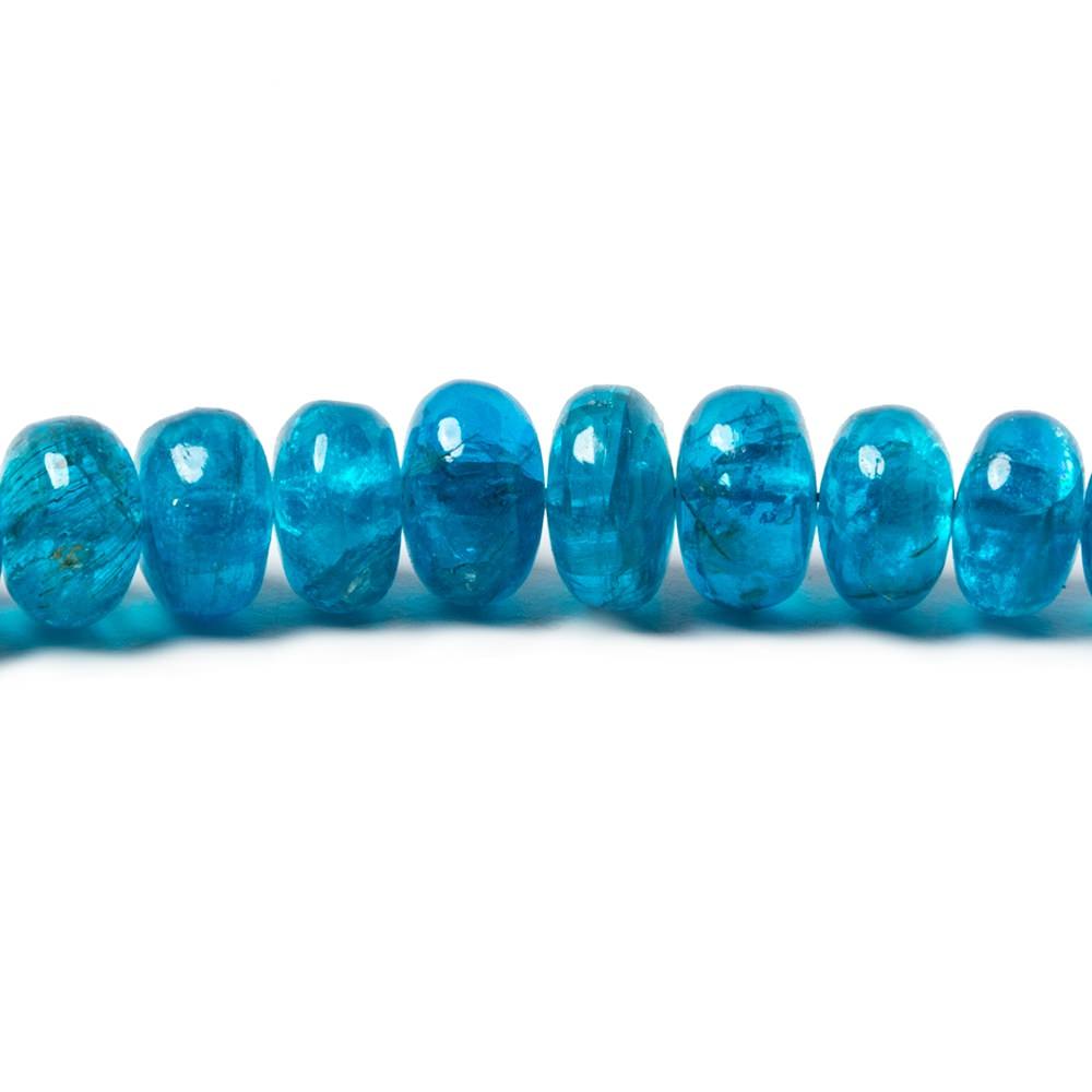 Neon Apatite Plain Rondelle Beads (ONLINE ORDER ONLY)