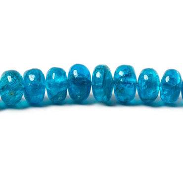 Neon Apatite Plain Rondelle Beads (ONLINE ORDER ONLY)