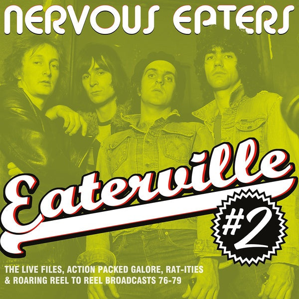 NERVOUS EATERS - Eaterville #2: The Live Files, Action Packed Galore, Rat-ities & Roaring Reel to Reel Broadcasts 76-79 [CD] (ONLINE ORDER ONLY)