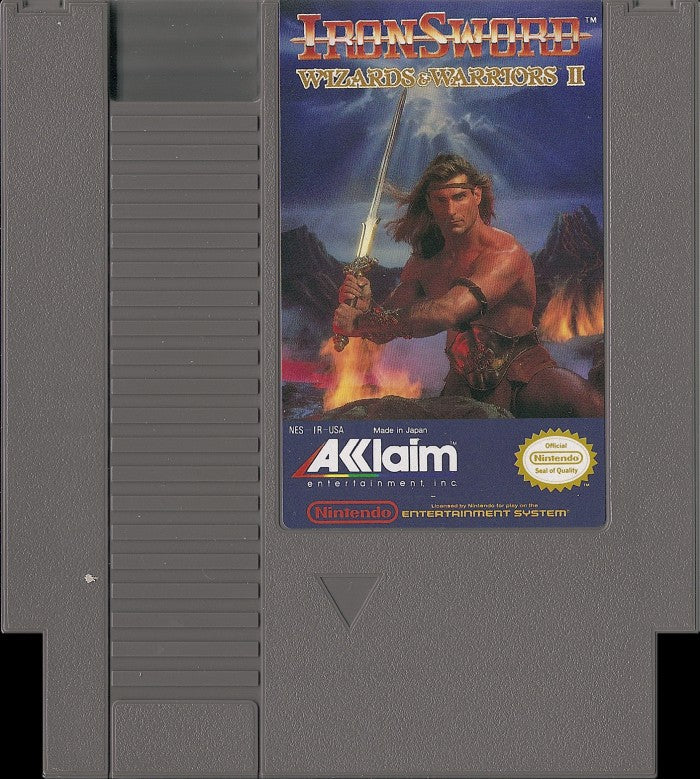 Loose NES Cart - Iron Sword: Wizards & Warriors II (Online Order Only)