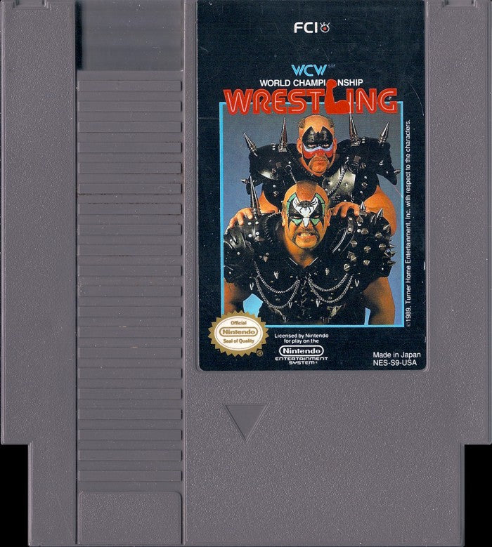 Loose NES Cart - WCW World Championship Wrestling (Online Order Only)