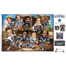 Dallas Cowboys - All Time Greats 500 Piece Jigsaw Puzzle (ONLINE ORDER ONLY)