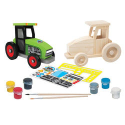 Farm Tractor Wood Craft & Paint Kit (ONLINE ORDER ONLY)