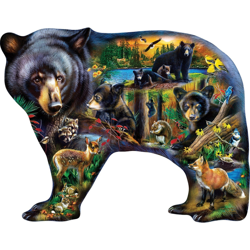Shapes - Wildlife of the Woods 1000 Piece Shaped Jigsaw Puzzle (ONLINE ORDER ONLY)