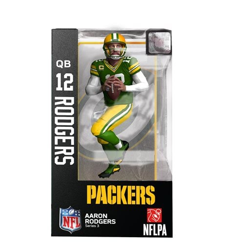 NFL Series 3 Green Bay Packers Aaron Rodgers Action Figure (Regular) (Online Order Only)