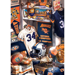 Auburn Tigers - Locker Room 500 Piece Jigsaw Puzzle (ONLINE ORDER ONLY)