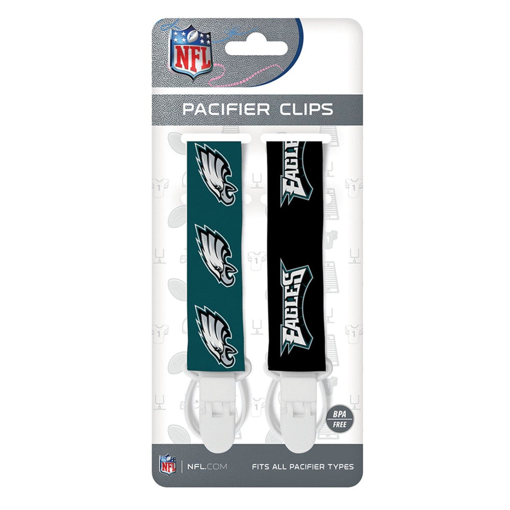 Philadelphia Eagles - Pacifier Clip 2-Pack (ONLINE ORDER ONLY)
