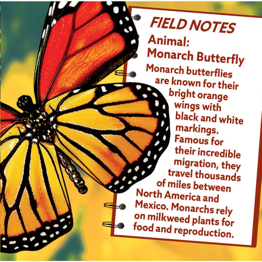 Monarch Butterfly 100 Piece Shaped Jigsaw Puzzle