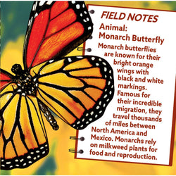 Monarch Butterfly 100 Piece Shaped Jigsaw Puzzle