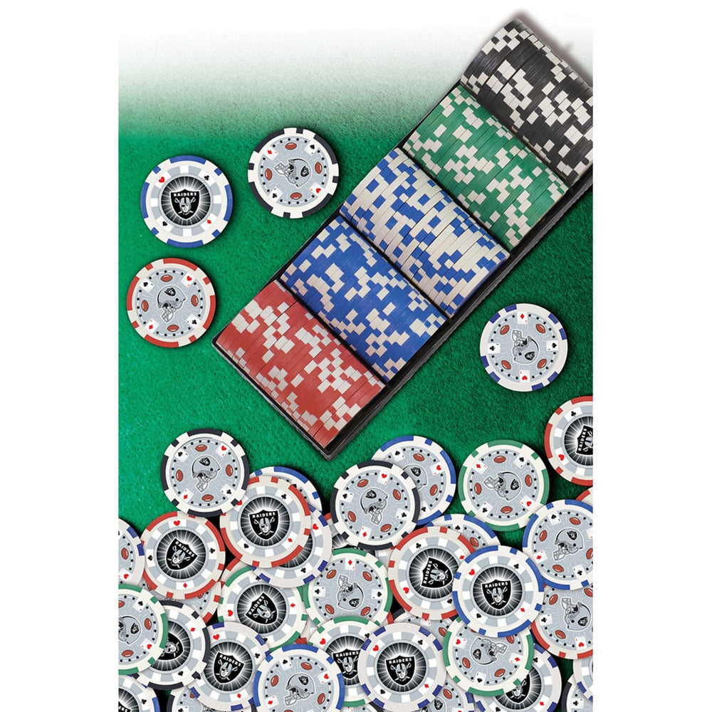 Las Vegas Raiders 100 Piece Poker Chips (ONLINE ORDER ONLY)