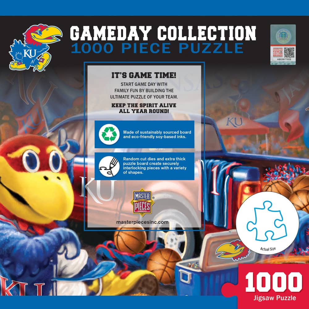Kansas Jayhawks - Gameday 1000 Piece Jigsaw Puzzle