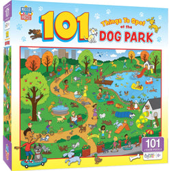 101 Things to Spot at the Dog Park - 101 Piece Jigsaw Puzzle
