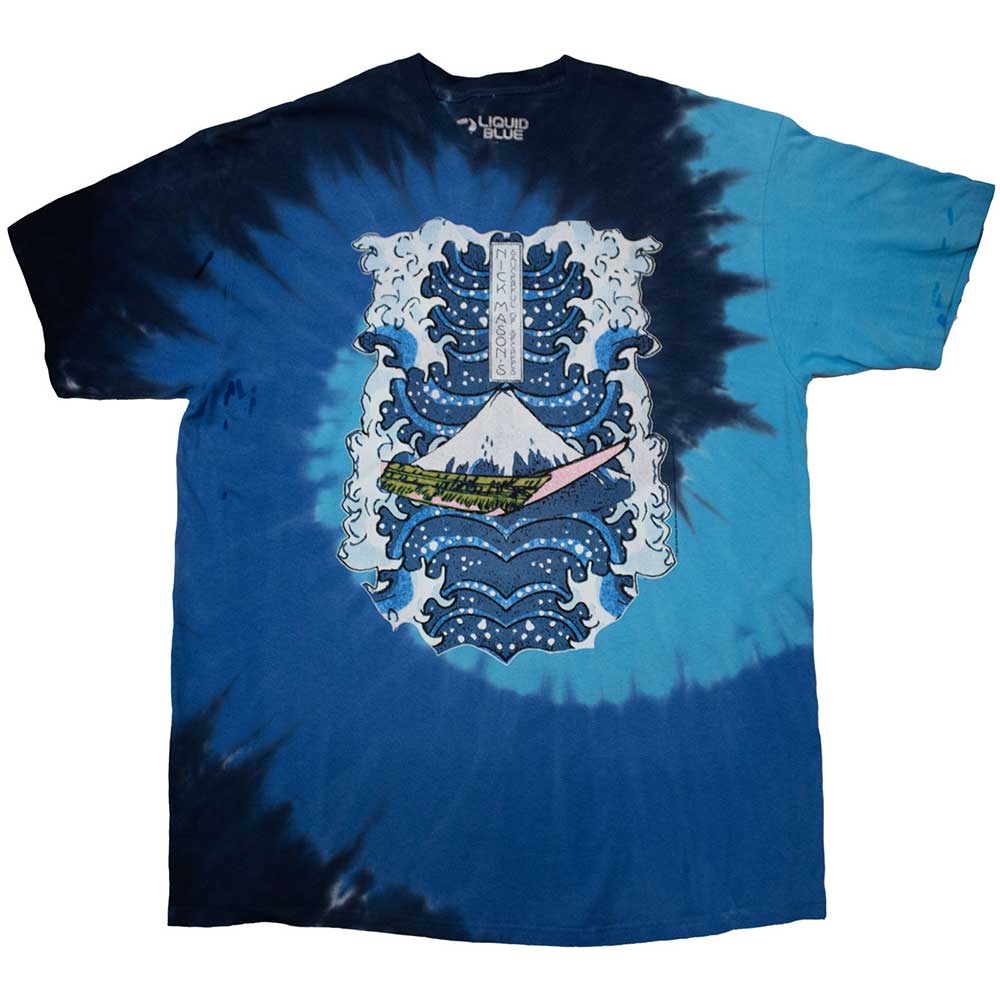 Nick Mason's Saucerful of Secrets - Hokusai Wave Dip Dye [T-Shirt] (ONLINE ORDER ONLY)