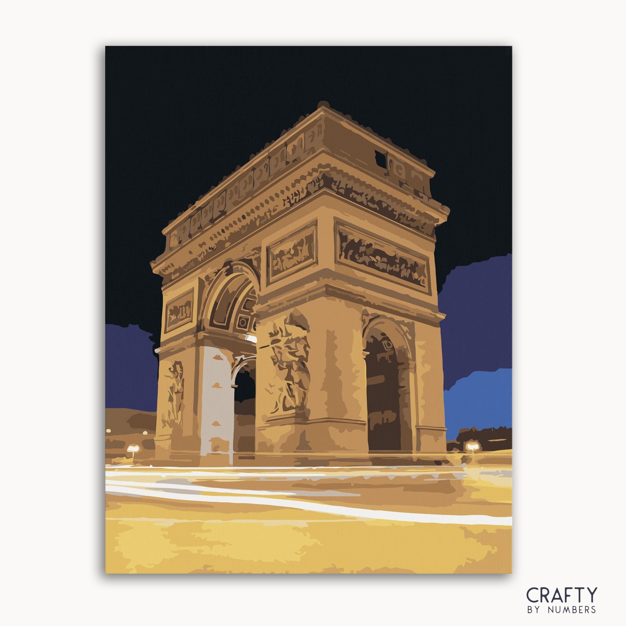 Night View Of Arc De Triomphe (ONLINE ORDER ONLY)