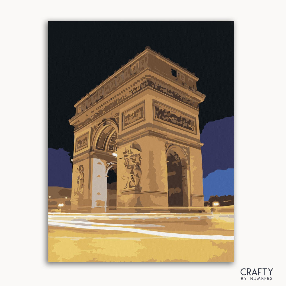 Night View Of Arc De Triomphe (ONLINE ORDER ONLY)