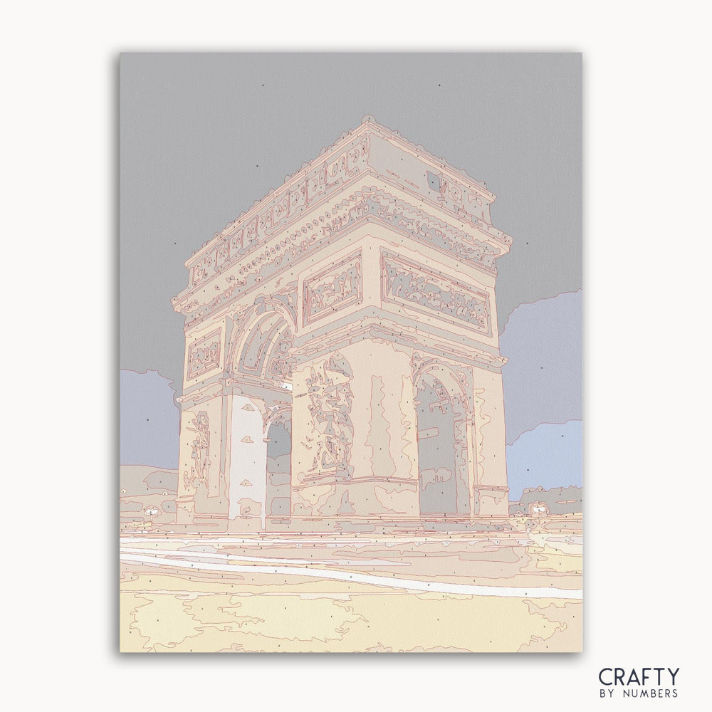 Night View Of Arc De Triomphe (ONLINE ORDER ONLY)