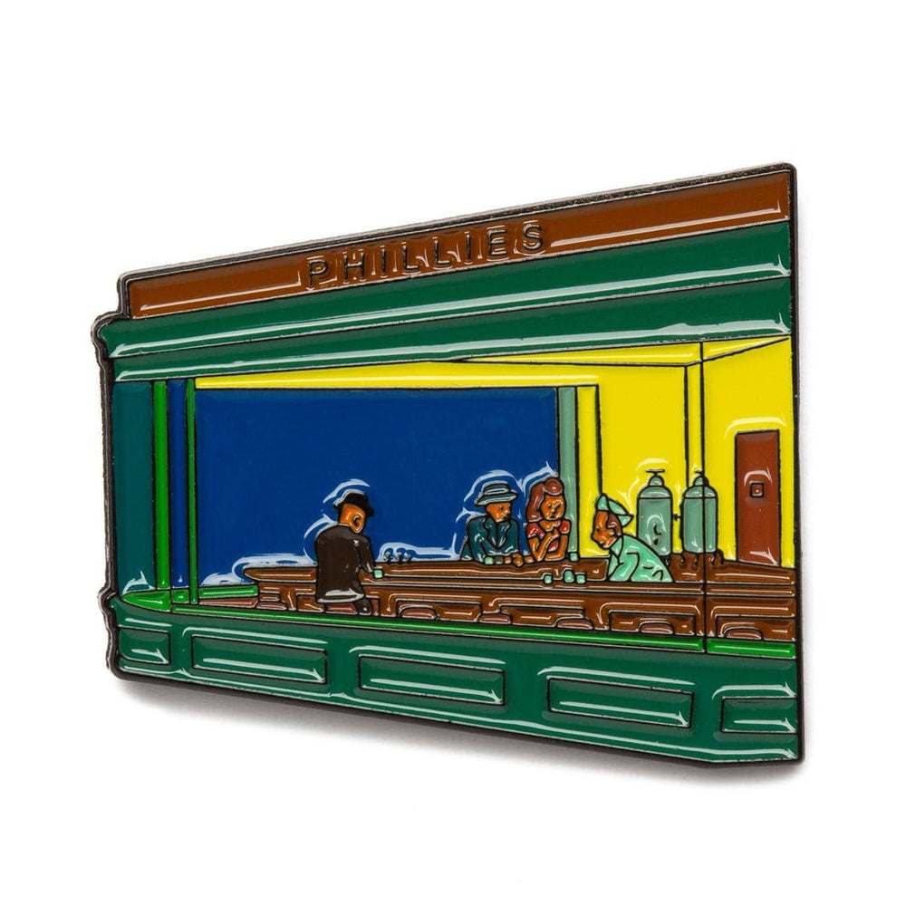 Nighthawks by Edward Hopper Enamel Pin - Today is Art Day (ONLINE ORDER ONLY)