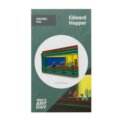 Nighthawks by Edward Hopper Enamel Pin - Today is Art Day (ONLINE ORDER ONLY)