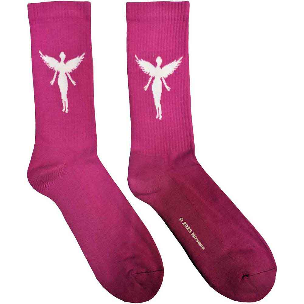 Nirvana - In Utero White Angel [Socks] (ONLINE ORDER ONLY)