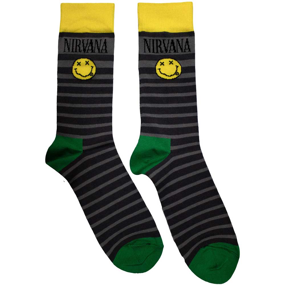 Yellow Smiley Pattern [Socks] (ONLINE ORDER ONLY)