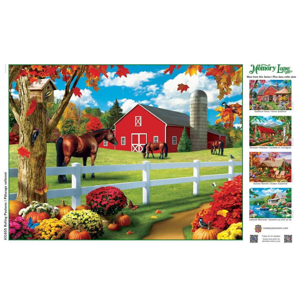 Memory Lane - Rolling Pastures 300 Piece EZ Grip Jigsaw Puzzle (ONLINE ORDER ONLY)