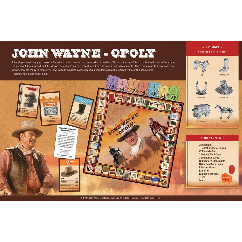John Wayne Opoly (ONLINE ORDER ONLY)