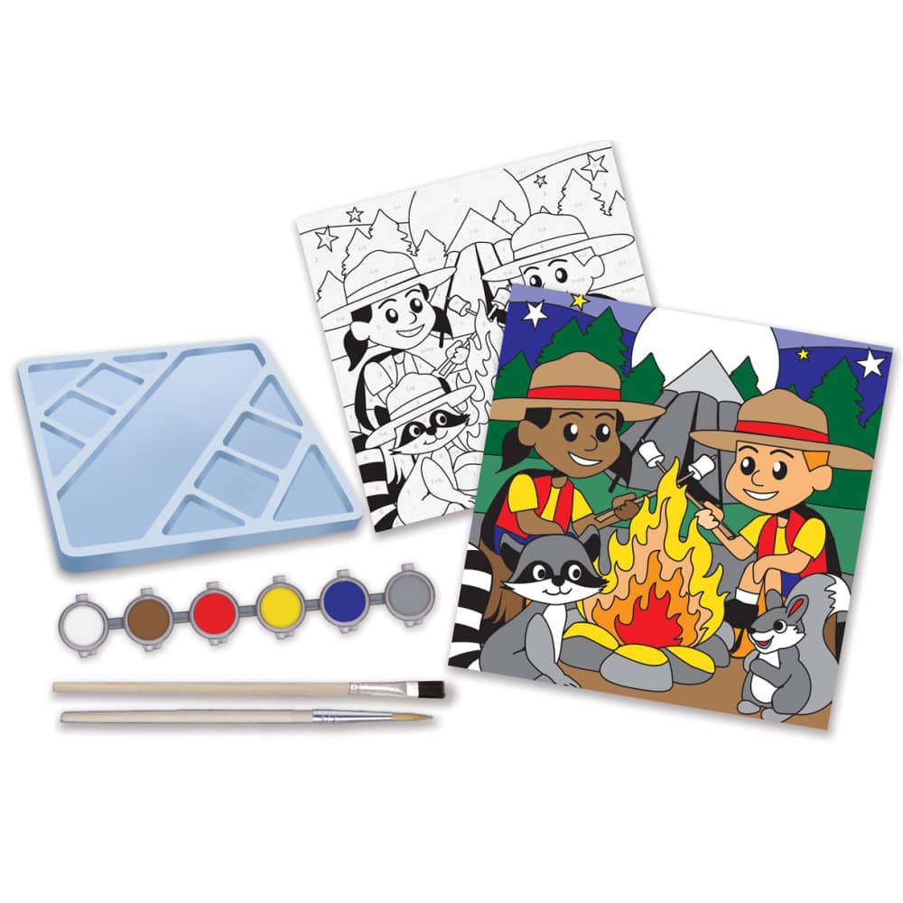 Jr. Ranger - Camping Paint by Number Kids (ONLINE ORDER ONLY)