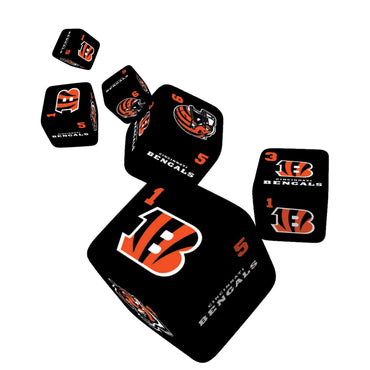 Cincinnati Bengals Dice Set - 19mm (ONLINE ORDER ONLY)